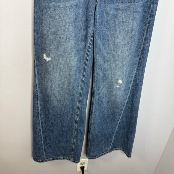 Pistola Ruby High Rise Palazzo Jean High Rise Wide Leg Stretch Women's 28 - Picture 8 of 13